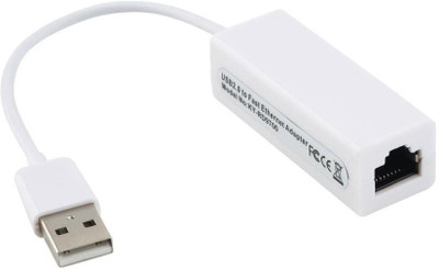 

Everycom USB 2.0 to RJ45 Lan Card 10/100Mbps Ethernet Network Adapter (White) Lan Adapter(100 Mbps)