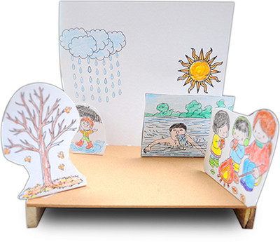 

ProjectsforSchool Four seasons school project diy educational kit(Multicolor)