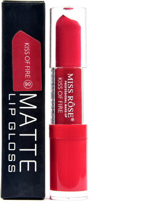 

MISS ROSE waterproof red colour matte lip gloss 3 ml kiss of fire 06(3 ml, red)