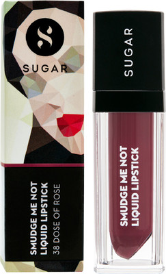 Sugar SMUDGE ME NOT LIQUID LIPSTICK - 38 Dose Of Rose((Rosy Mauve), 4.5 ml)