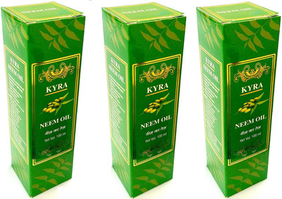 

Kyra Natural Neem Oil for Hair Care and Skin Care 100 ml (Pack of 3)(300 ml)