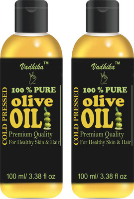 

vadhika 100% Pure & Natural Cold Pressed Olive Oil Hair Oil(200 ml)