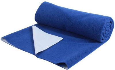

Trance Home Linen Cotton Baby Bed Protecting Mat(Ink Blue