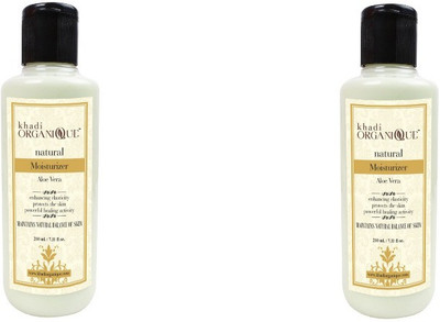 

Khadi Organique KhadiOrganique Aloevera Moisturizer -Pack of 2(420 ml)