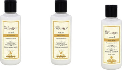 

Khadi Organique KhadiOrganique Sandalwood kesar Moisturizer -Pack of 3(630 ml)