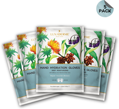 

LuxaDerme Deep Moisturizing - Hand Hydration Gloves (Pack of 5)(125 ml)