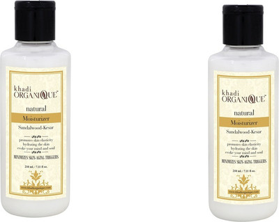 

Khadi Organique KhadiOrganique Sandalwood kesar Moisturizer -Pack of 2(420 ml)