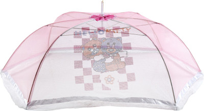 

BabyShower Nylon Infants MSQTUB109 Mosquito Net(Pink)