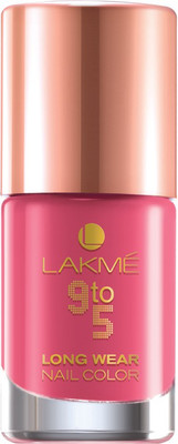

Lakme 9 To 5 Long Wear Nail Color Rose Rush,