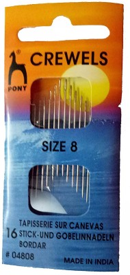 Pony Hand Sewing Needle(Tapestry Needle 8 Pack of 80)