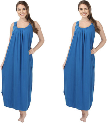 Blazon Women Nighty(Blue)