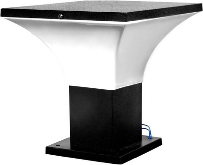 PR Prashant RLF_52 Gate Light Outdoor Lamp(Black, White)