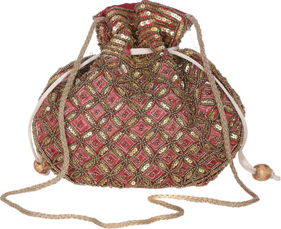 

GiftingTree Rajasthani Pouch Potli Potli(Maroon)