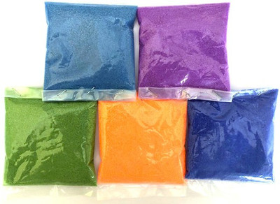 COLORFULL Pack of 5 Rangoli Powder(Multicolor)