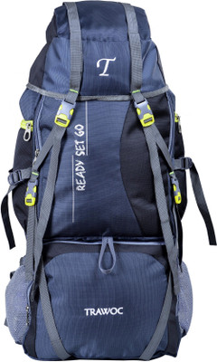 

TRAWOC HK1-Bk-Trekking Bag Hiking Backpack Travel Rucksack - 60(Black)