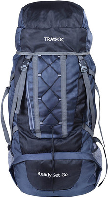 

TRAWOC HK2-BK-Trekking Bag Hiking Backpack Travel Rucksack - 60(Black)
