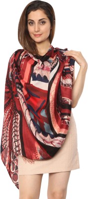 FabSeasons Graphic Print Cotton Blend Women Fancy Scarf