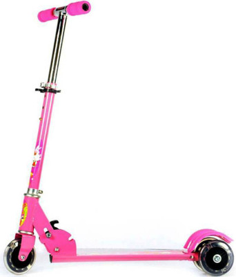 

WonderKart Adjustable Scooter With LED Light in Wheel - Pink Scooter(Pink)