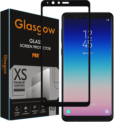 Glasgow Edge To Edge Tempered Glass for Samsung Galaxy A8 Star(Pack of 1)