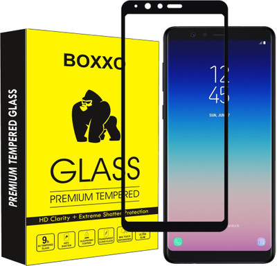 Boxxo Edge To Edge Tempered Glass for Samsung Galaxy A8 Star(Pack of 1)