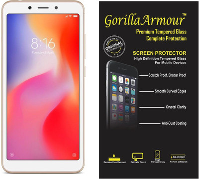 Gorilla Armour Tempered Glass Guard for Mi Redmi 6A(Pack of 1)