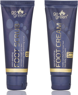 

Go Green PEDICURE KIT - SCRUB & CREAM(200 g, Set of 2)