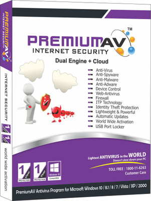 

PremiumAV Internet Security 1 User 1 Year