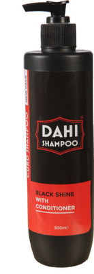 

Dahi shampoo Smooth and Shine Black Shampoo With Conditioner(500 ml)