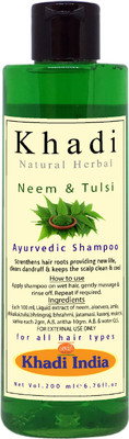 

KHADI NATURAL HERBAL Neem & Tulsi Shampoo, 200ml(200 ml)