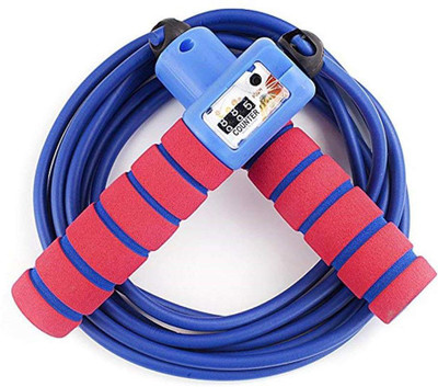 

QUINERGYS New Sports 26984 – Skipping Rope with Counter, 210 cm Freestyle Skipping Rope(Red, Length: 320 cm), Multicolor-73