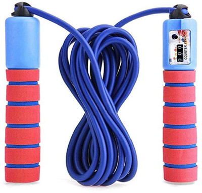

QUINERGYS Skipping Rope Speed Rope with Counter Speed Skipping Rope(Red, Length: 320 cm), Multicolor-72