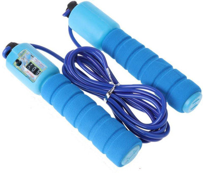 

QUINERGYS Jumping Skipping Speed Fitness JUMP ROPE & Counter -Speed SKIPPING ROPE Speed Skipping Rope(Blue, Length: 320 cm), Multicolor-14