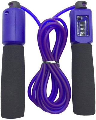 

QUINERGYS Crossfit Exercise Fast Speed Counting Jump Skip Rope Skipping Freestyle Skipping Rope(Blue, Length: 320 cm), Multicolor-53