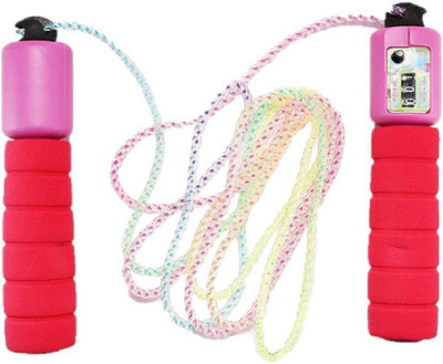 

SPORTSHOLIC Jump Skipping Rope With Counter, Foam Handle For Kids Boys Girls Kids Skipping Rope(Multicolor, Length: 685.8 inch)