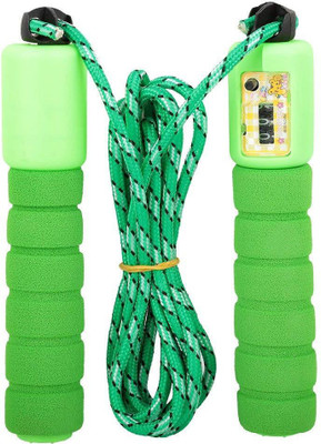 

QUINERGYS SKIPPING ROPE WITH COUNTER x2022 Freestyle Skipping Rope(Green, Length: 320 cm), Multicolor-31