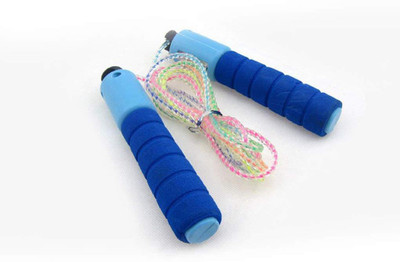 

QUINERGYS Jump Counter Skipping Rope Jumping Exercise Fitness Speed Skipping Rope(Blue, Length: 320 cm), Multicolor-38