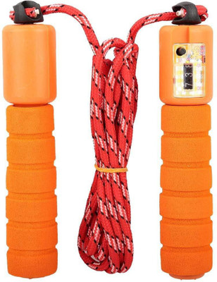 

QUINERGYS SKIPPING ROPE WITH COUNTER x2022 Freestyle Skipping Rope(Orange, Length: 320 cm), Multicolor-33