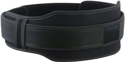 

QUINERGYS ™ Weight Lifting Neoprene Gym Belt Double Strength Back Support Back Support (, Multicolor-37, Black