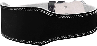 

QUINERGYS ® Leather Weight Lifting Belt Lumbar Belt Back Support (, Multicolor-07, Black