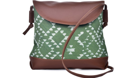 

MAAND Women Casual Multicolor Leatherette, PU, Cotton Sling Bag