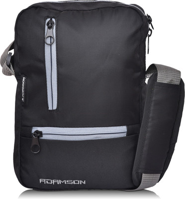 

Adamson Men & Women Casual Black Polyester Sling Bag