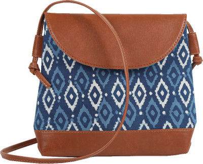 

MAAND Women Casual Multicolor Leatherette, PU, Cotton Sling Bag