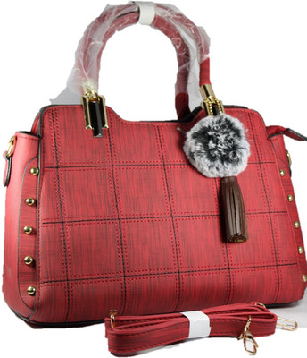

Rockwell fashion Women Casual, Evening/Party, Formal Red PU Hand-held Bag