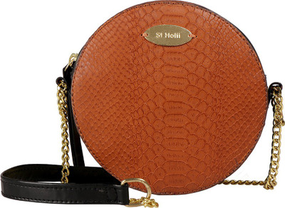 

Holii Women Casual Tan PU Sling Bag