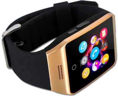 

M A enterprises Q-18 bluetooth with sim Slot calling Multifunction smart watch Smartwatch(Black Strap Free Size)