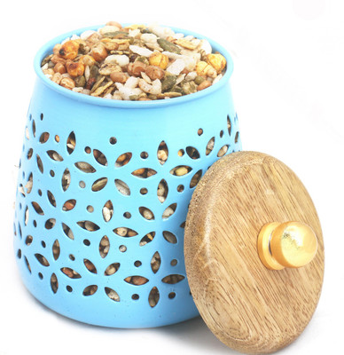 

Ghasitaram Gifts Namkeens-Blue Protein Mix Namkeen Jar(200 g, Pack of 2)