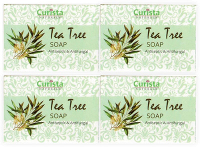 

Curista Naturals Tea Tree Anti-Fungal & Anti-Septic Face & Body Soap 75 gms (Pack of 4)(300 g, Pack of 4)