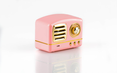 Noizzy Box XS Prime Retro Wireless Vintage Portable Travel Bluetooth Speaker with USB, TF Card, AUX in and Built in Mic 3 W Bluetooth Speaker(Pink, Stereo Channel) Noizzy Box XS Prime Retro Wireless Vintage Portable Travel Bluetooth Speaker with USB, TF Card, AUX in and Built in Mic 3 W Bluetooth Speaker(Pink, Stereo Channel)