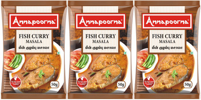 

Annapoorna Fish Curry Masala 50gms pack of 3(3 x 50 g)