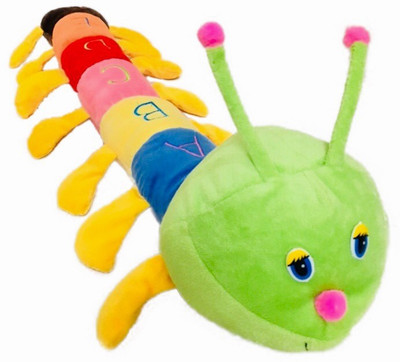 

Wonderland Toys Educational caterpillar soft toy for kids and teens - 55 cm(Multicolor)